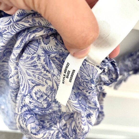 J Crew Tie-Waist Tunic Beach Dress in Dandelion Swirl Size S - Picture 5 of 6